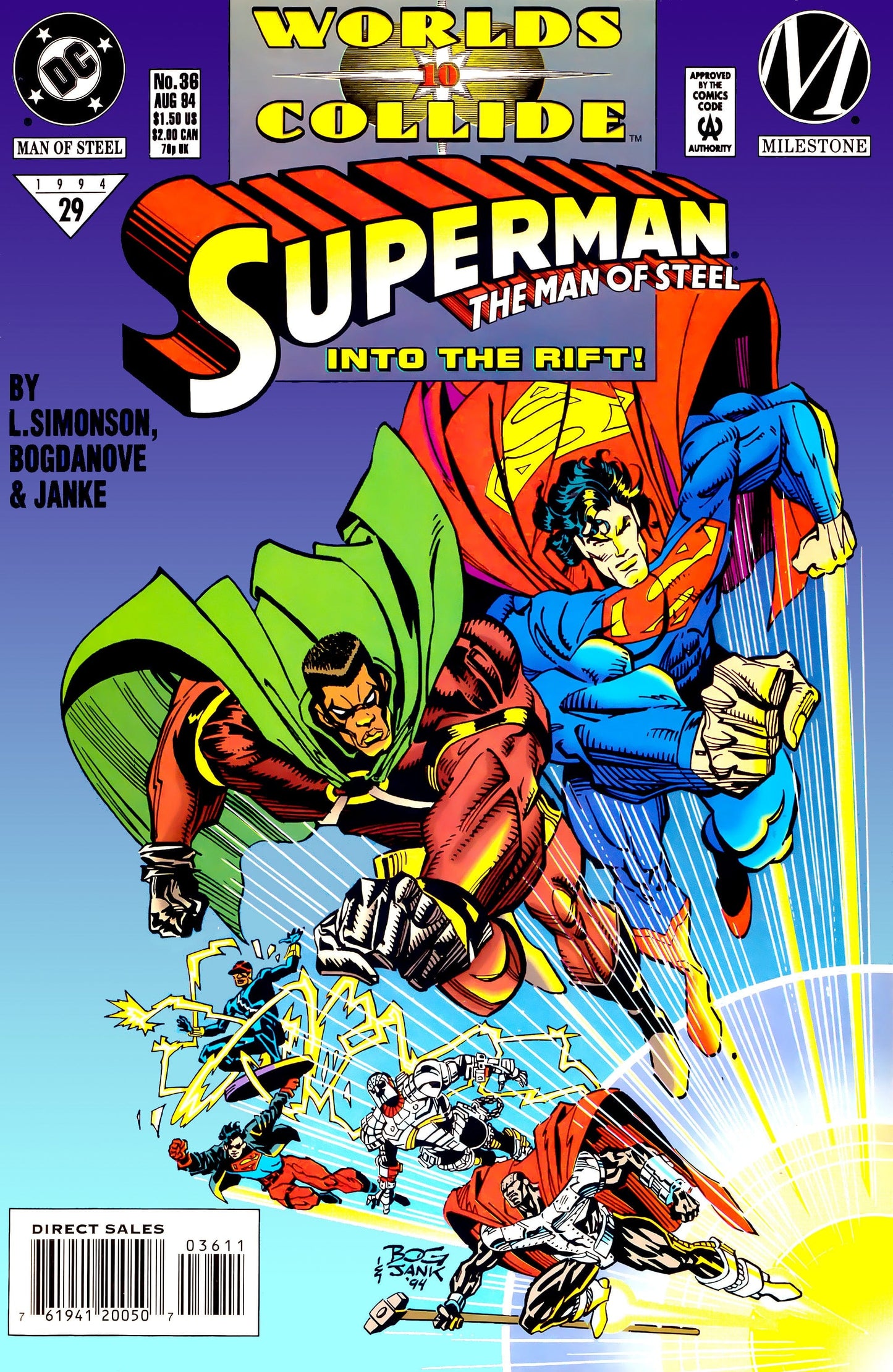 Dc Comics Comics Superman: The Man of Steel #36 [FINE]