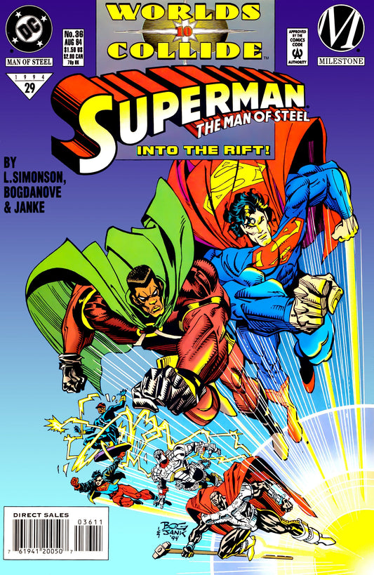Dc Comics Comics Superman: The Man of Steel #36 [FINE]