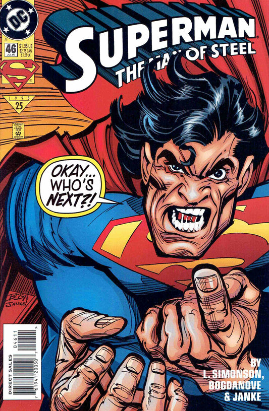 Dc Comics Comics Superman: The Man of Steel #46 [VF/NM]
