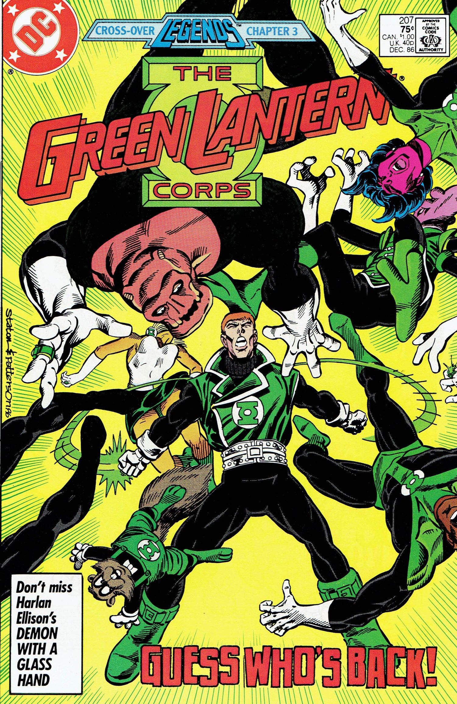 Dc Comics Comics The Green Lantern Corps #207 [VG/FN]