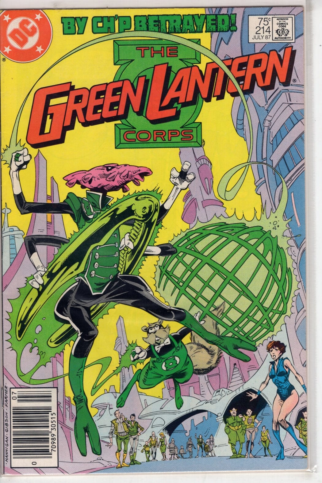 Dc Comics Comics The Green Lantern Corps #214 [VG/FN]