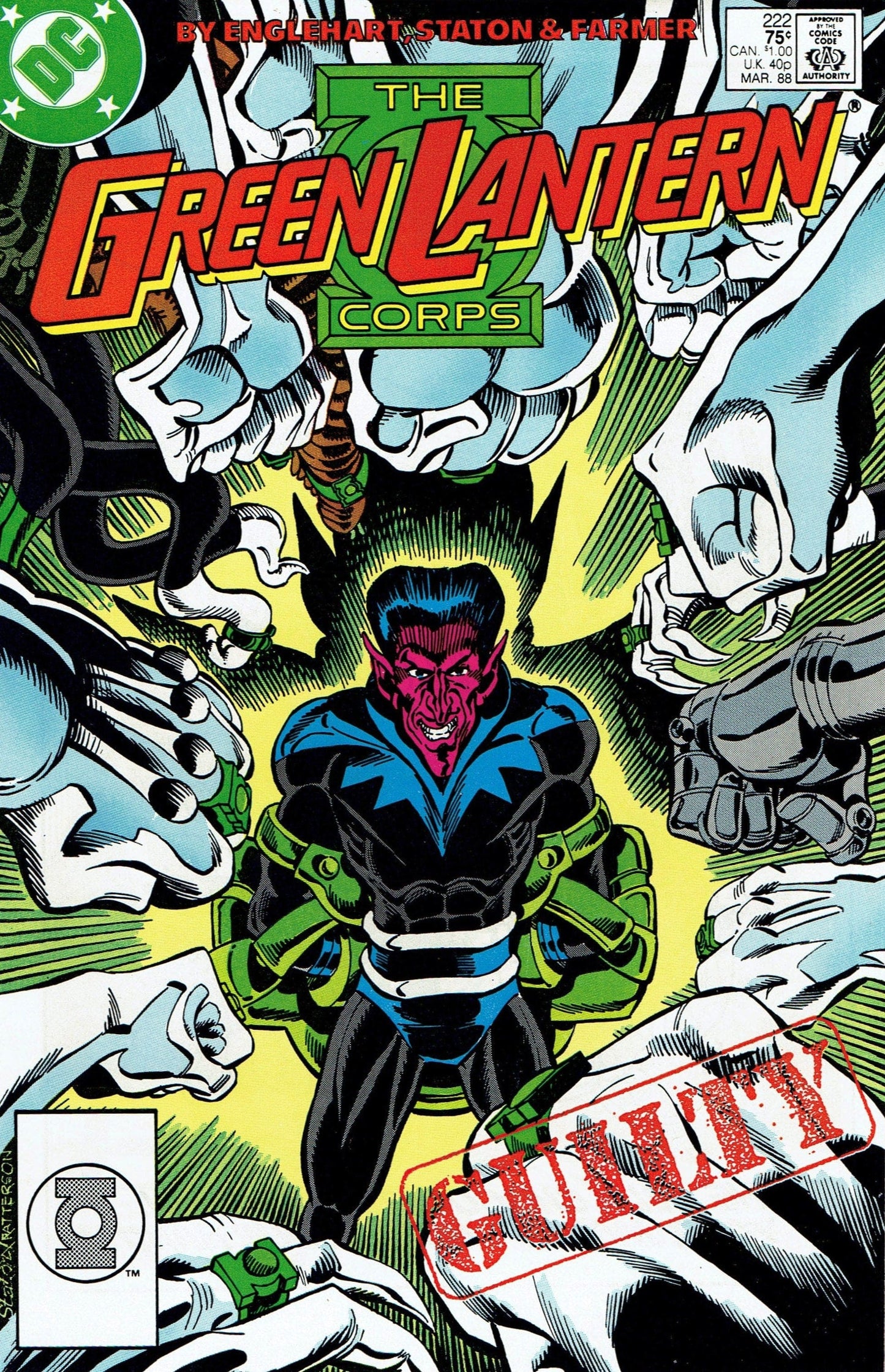 Dc Comics Comics The Green Lantern Corps #222 [VG/FN]