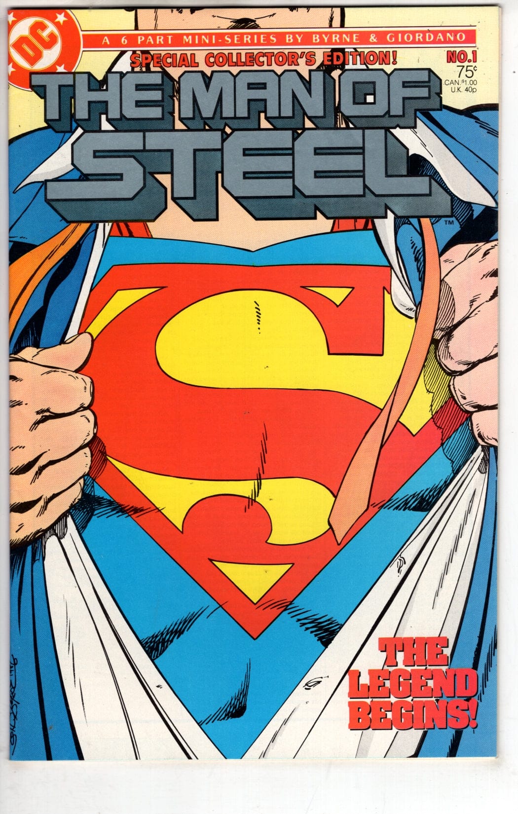 Dc Comics Comics The Man of Steel #1 [FN/VF]