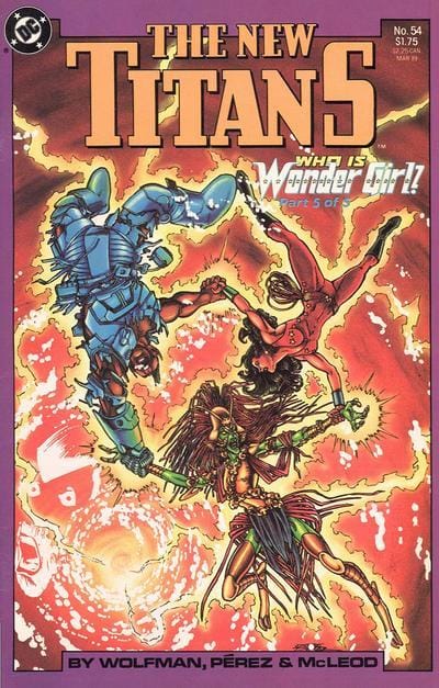 Dc Comics Comics The New Titans #54 [VG/FN]