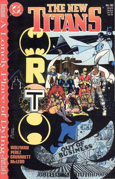 Dc Comics Comics The New Titans #60 [VG/FN]