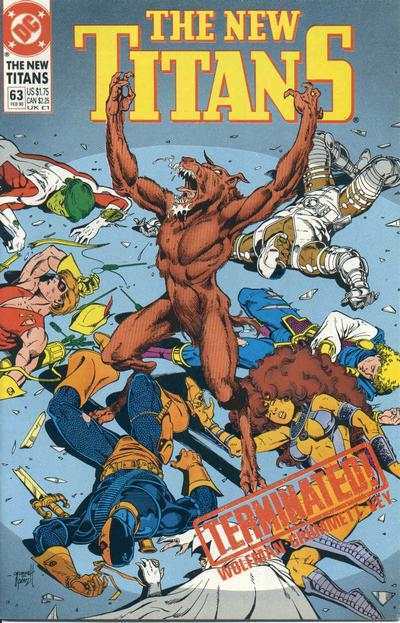 Dc Comics Comics The New Titans #63 [VG/FN]