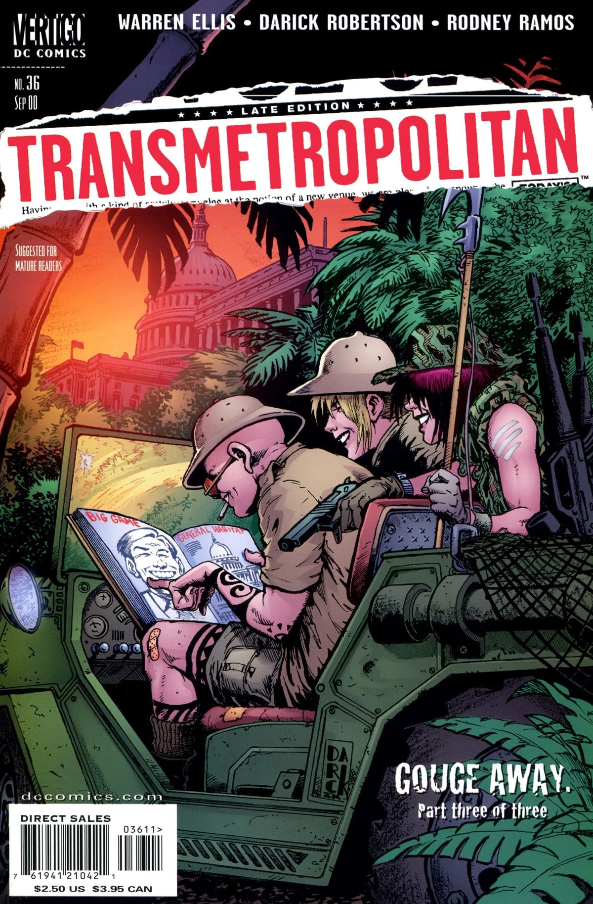Dc Comics Comics Transmetropolitan #36 [VF]