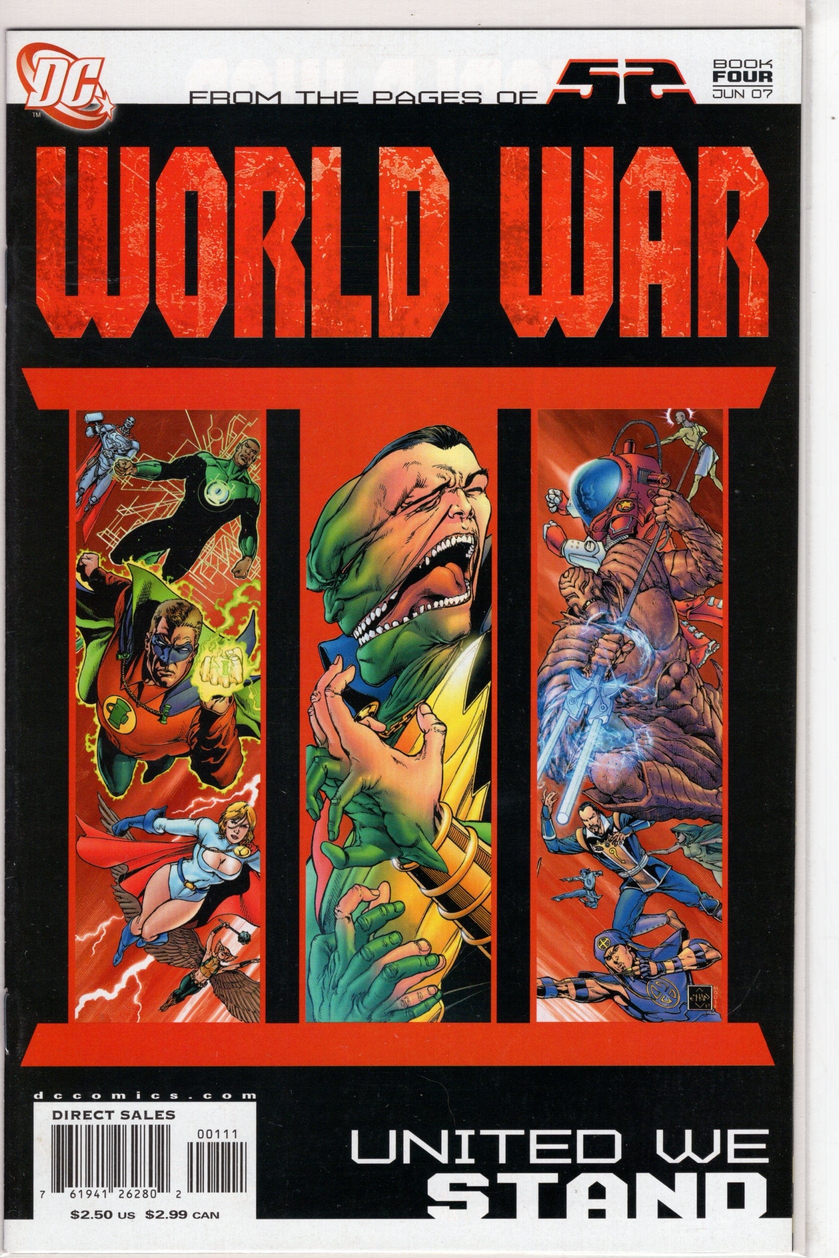 DC COMICS Comics WORLD WAR III PART FOUR UNITED WE STAND