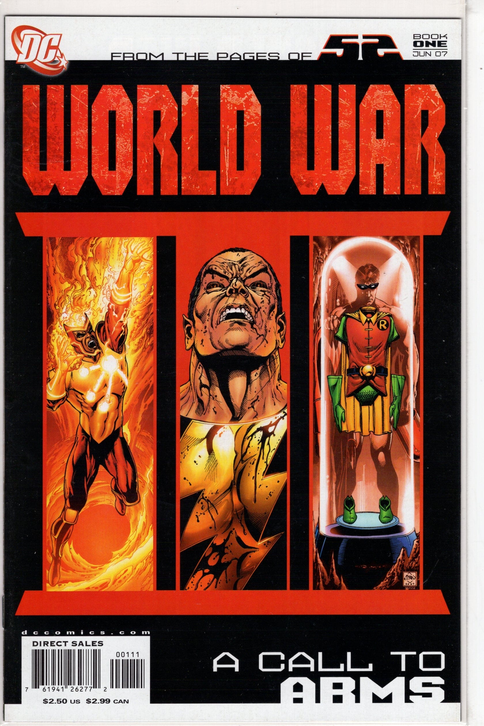 DC COMICS Comics WORLD WAR III PART ONE A CALL TO ARMS