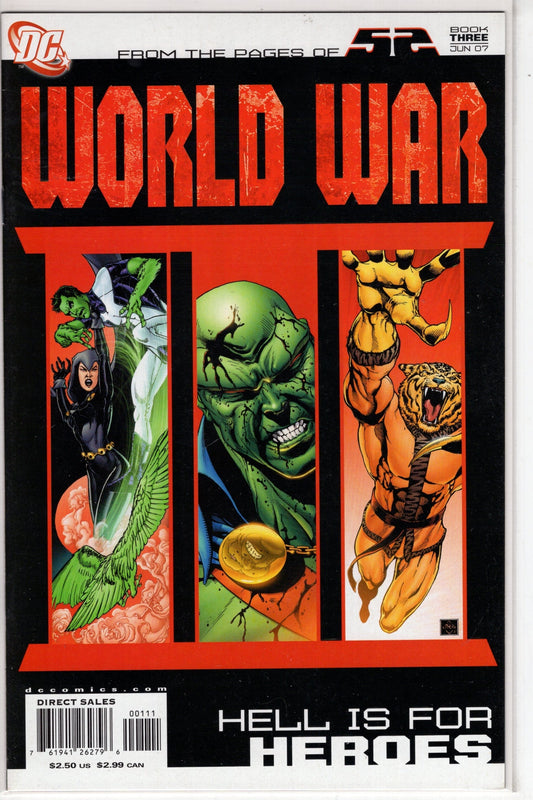 DC COMICS Comics WORLD WAR III PART THREE HELL IS FOR HEROES