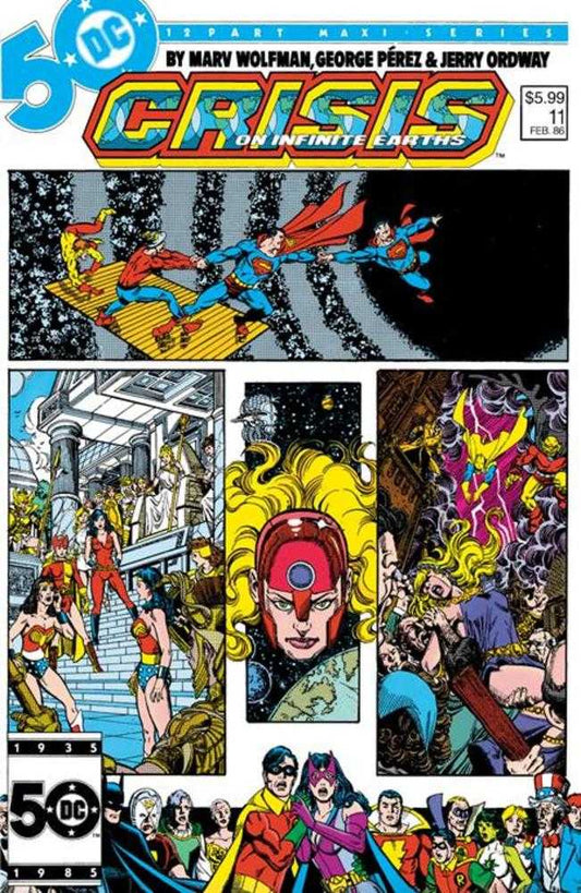 DC Comics Crisis On Infinite Earths #11 Facsimile Edition Cover B George Perez Foil Variant