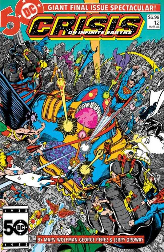 DC Comics Crisis On Infinite Earths #12 Facsimile Edition Cover B George Perez Foil Variant