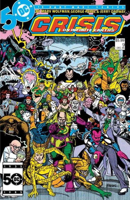 DC Comics Crisis On Infinite Earths #9 Facsimile Edition Cover B Foil Variant Comic Book