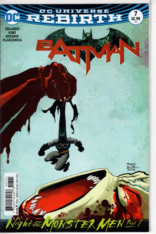 Dc Comics Dc Comics BATMAN #7 VAR ED (MONSTER MEN)