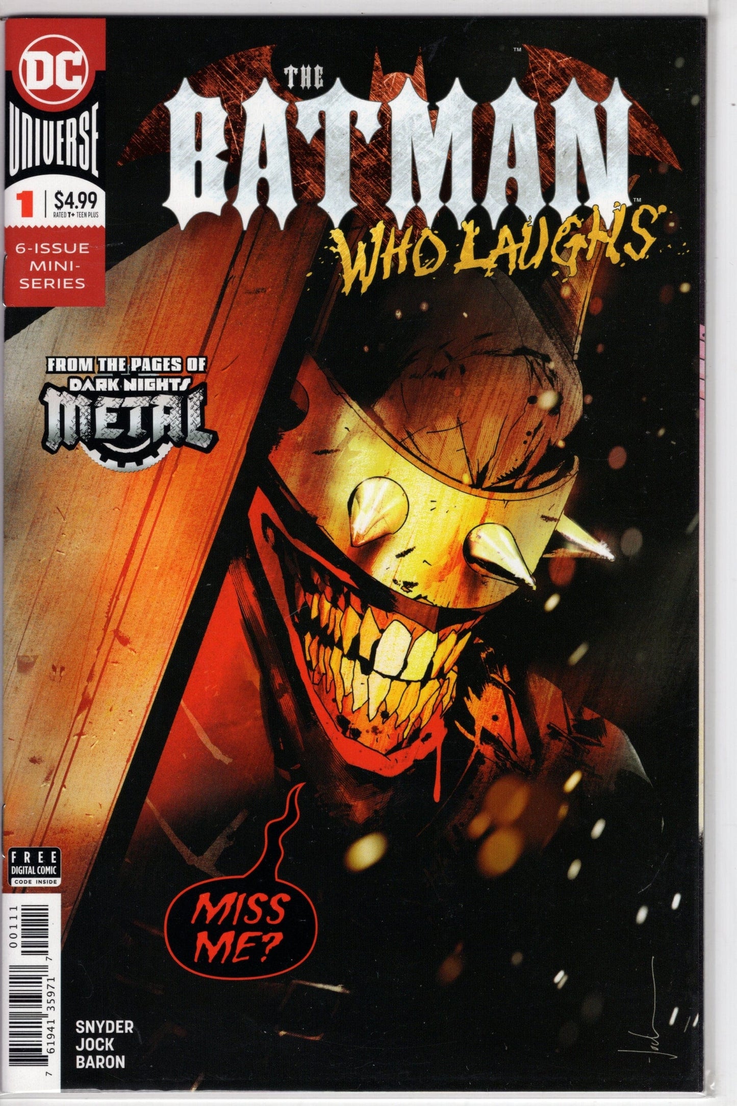Dc Comics dc comics BATMAN WHO LAUGHS #1 (OF 6)