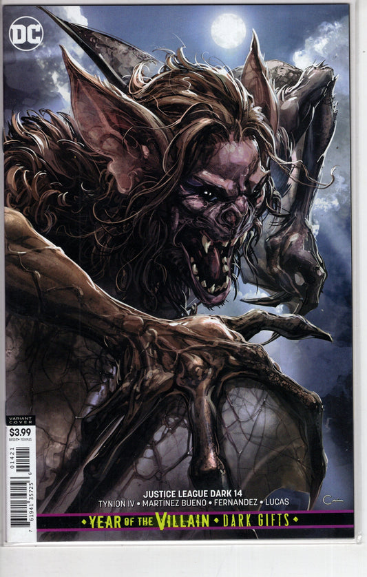 DC COMICS DC COMICS JUSTICE LEAGUE DARK #14 VAR ED YOTV DARK GIFTS