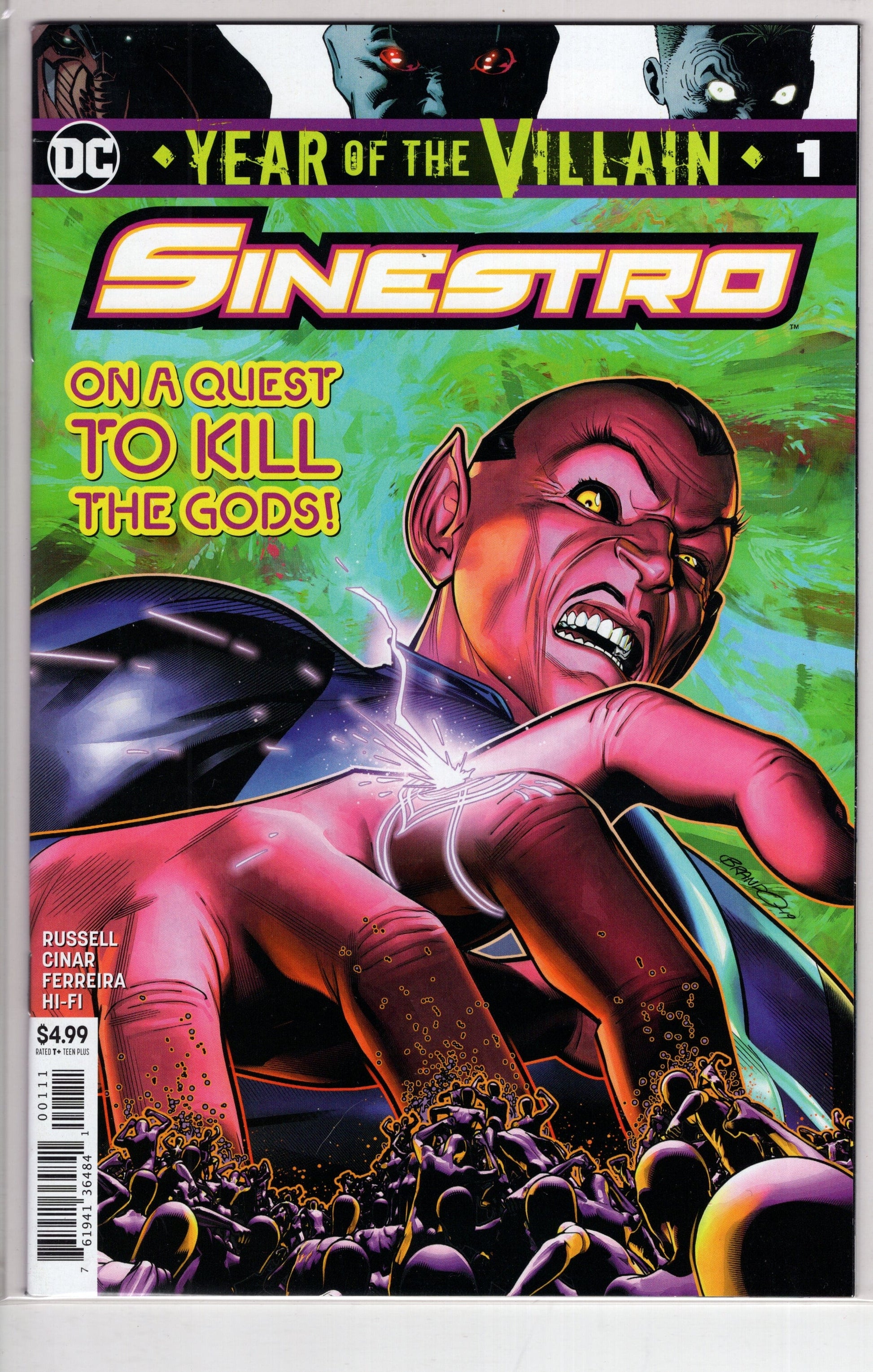 DC COMICS DC COMICS SINESTRO YEAR OF THE VILLAIN #1