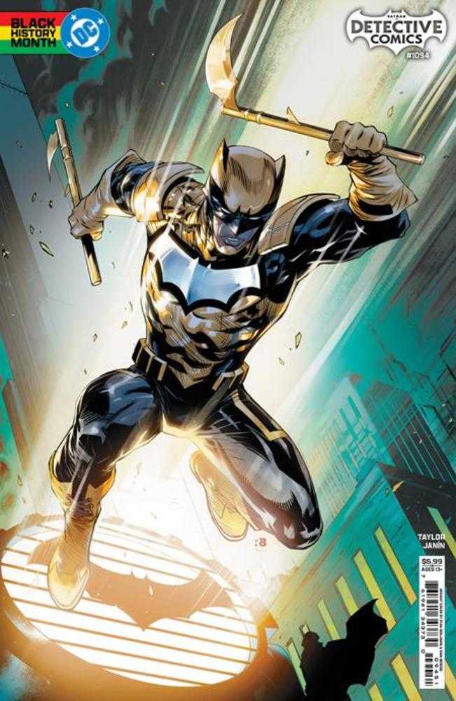 DC Comics Detective Comics #1094 Cover D Ryan Benjamin Black History Month Card Stock Variant