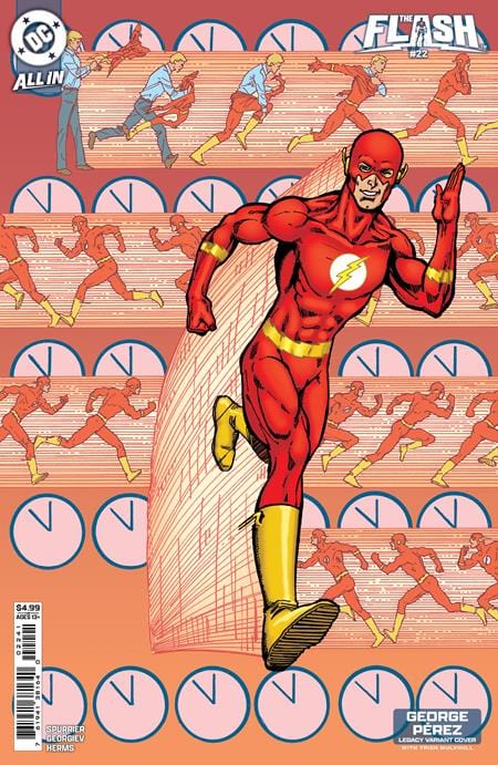 DC Comics FLASH #22 CVR D GEORGE PEREZ LEGACY CARD STOCK VAR