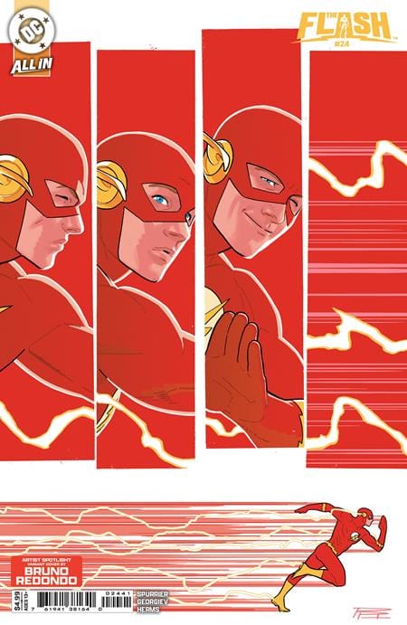 DC Comics FLASH #24 CVR D BRUNO REDONDO ARTIST SPOTLIGHT CARD STOCK VAR