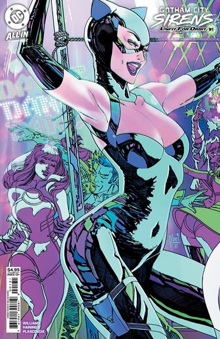 DC Comics GOTHAM CITY SIRENS UNFIT FOR ORBIT #1 (OF 5) CVR D GUILLEM MARCH CONNECTING CARD STOCK VAR
