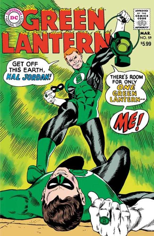 DC Comics Green Lantern #59 Facsimile Edition Cover B Gil Kane & Murphy Anderson Foil Variant
