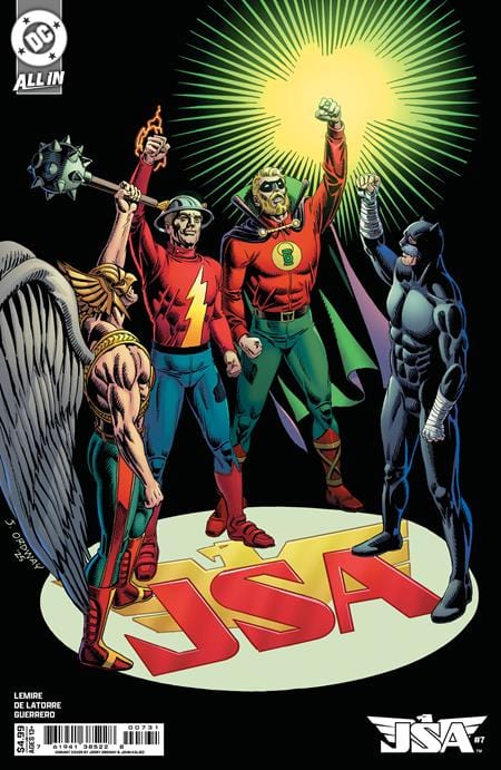 DC Comics JSA #7 CVR C JERRY ORDWAY CARD STOCK VAR