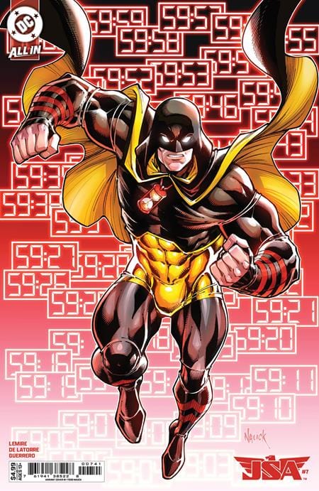 DC Comics JSA #7 CVR D TODD NAUCK CARD STOCK VAR