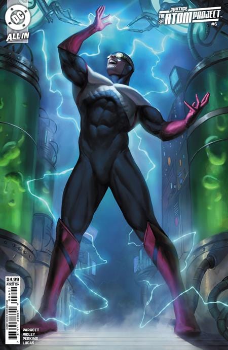 DC Comics JUSTICE LEAGUE THE ATOM PROJECT #6 (OF 6) CVR B AARON BARTLING CARD STOCK VAR