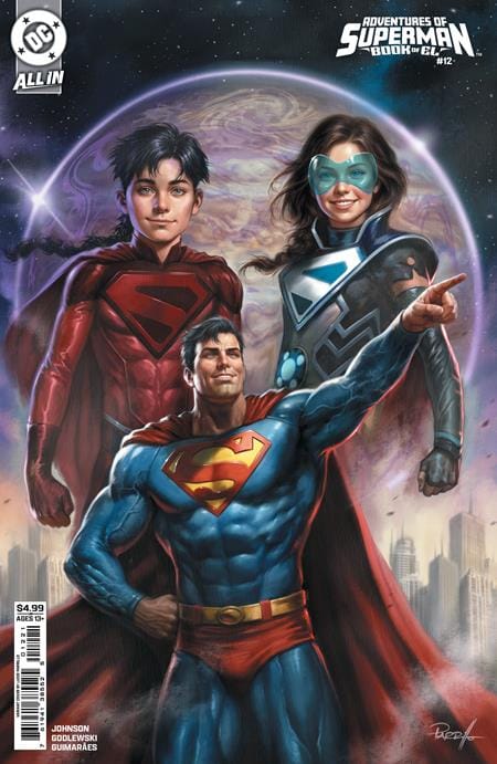 DC Comics NEW LAST WEEK ADVENTURES OF SUPERMAN BOOK OF EL #12 (OF 12) CVR B LUCIO PARRILLO CARD STOCK VAR (VF/NM)