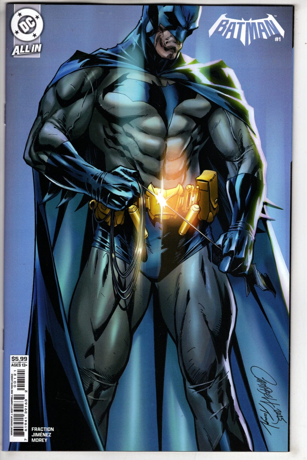 DC Comics NEW LAST WEEK BATMAN #1 CVR J