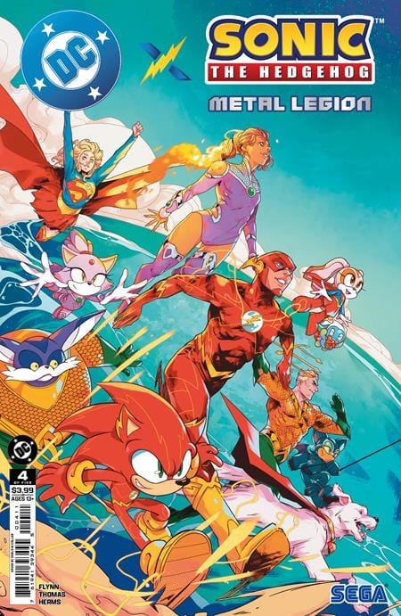 DC Comics NEW LAST WEEK DC X SONIC THE HEDGEHOG METAL LEGION #4 (OF 5) CVR A PABLO M COLLAR (VF/NM)