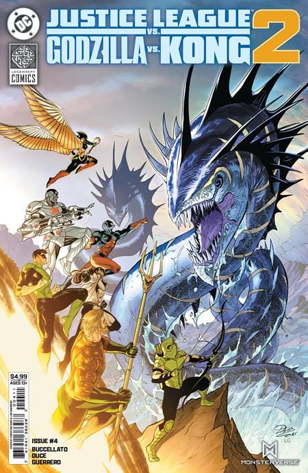 DC Comics NEW LAST WEEK JUSTICE LEAGUE VS GODZILLA VS KONG 2 #4 (OF 7) CVR A CHRISTIAN DUCE