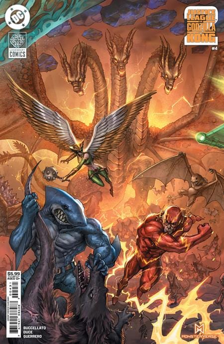 DC Comics NEW LAST WEEK JUSTICE LEAGUE VS GODZILLA VS KONG 2 #4 (OF 7) CVR C ALAN QUAH CARD STOCK VAR