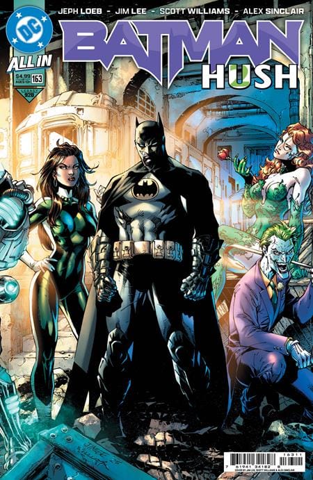 DC Comics NEW NEXT WEEK BATMAN #163 CVR A JIM LEE & SCOTT WILLIAMS BATMAN CONNECTING MIDDLE ALTERNATE COLOR (VF/NM)