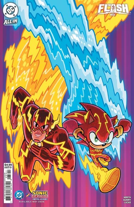 DC Comics NEW NEXT WEEK FLASH #33 CVR D DAN HIPP DC X SONIC  (VF/NM)