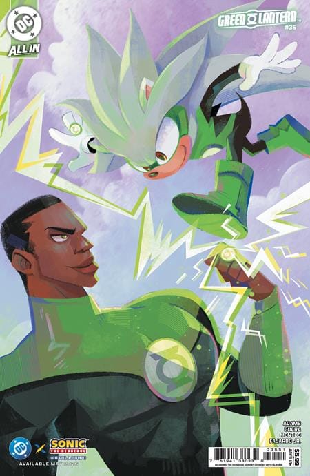 DC Comics NEW NEXT WEEK GREEN LANTERN #35 CVR E CRYSTAL KUNG DC X SONIC  (VF/NM)