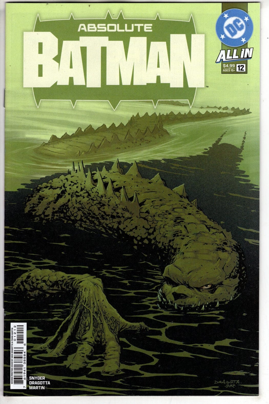 DC Comics NEW THIS WEEK ABSOLUTE BATMAN #12 Second Printing [VF/NM]