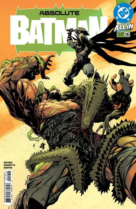 DC Comics NEW THIS WEEK ABSOLUTE BATMAN #14 Second Printing Cvr A Nick Dragotta (VF/NM)