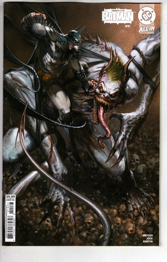 DC Comics NEW THIS WEEK ABSOLUTE BATMAN #15 Second Printing Cvr B Gabriele Dell'Otto Card Stock Var (VF/NM)