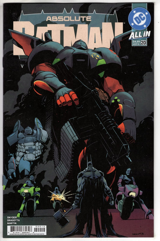 DC Comics NEW THIS WEEK ABSOLUTE BATMAN #20 CVR A 2ND PRINT  (VF/NM)