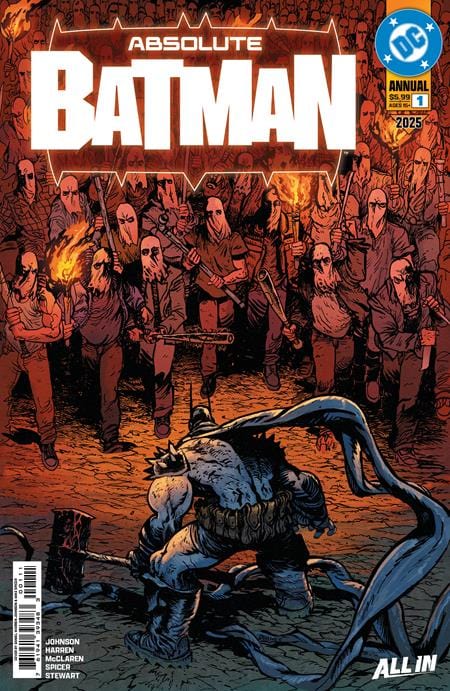 DC Comics NEW THIS WEEK ABSOLUTE BATMAN 2025 ANNUAL #1 (ONE SHOT) CVR A DANIEL WARREN JOHNSON