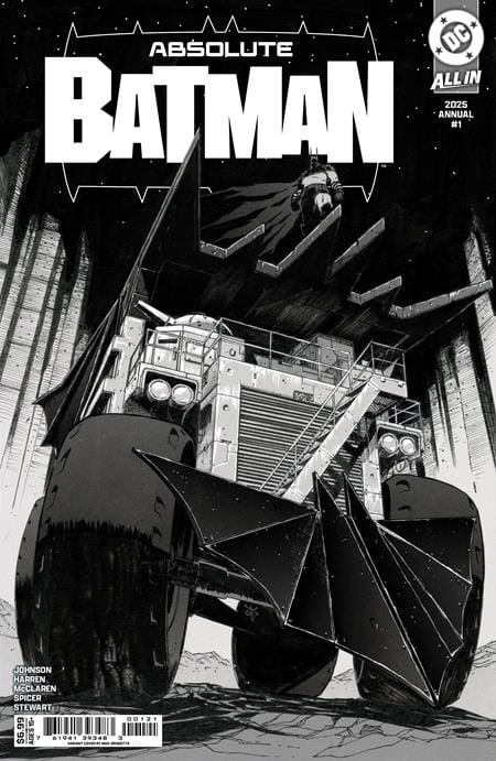 DC Comics NEW THIS WEEK ABSOLUTE BATMAN 2025 ANNUAL #1 (ONE SHOT) CVR B NICK DRAGOTTA CARD STOCK VAR