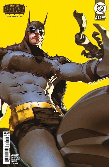DC Comics NEW THIS WEEK ABSOLUTE BATMAN 2025 ANNUAL #1 (ONE SHOT) CVR D GERALD PAREL CARD STOCK VAR