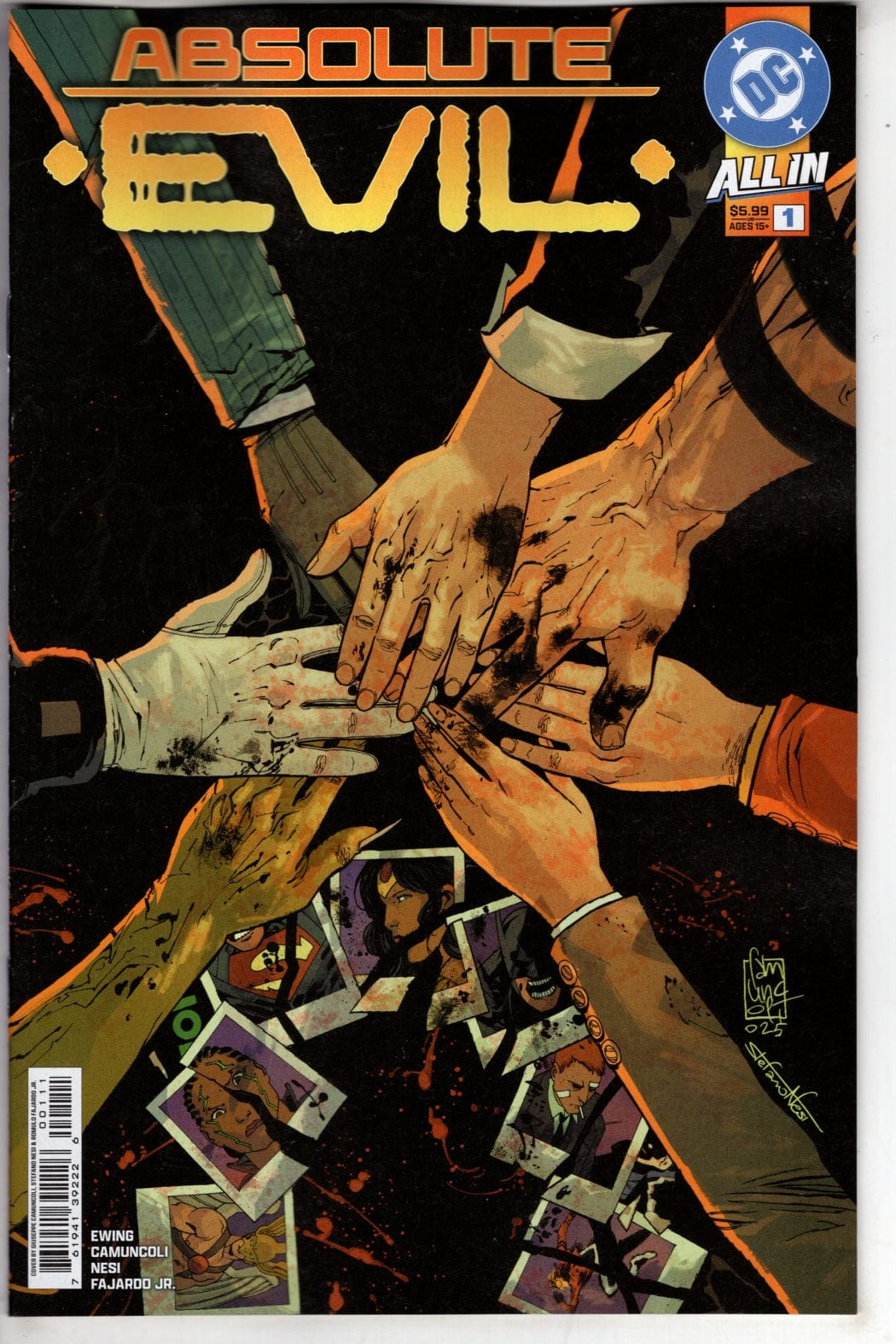 DC Comics NEW THIS WEEK ABSOLUTE EVIL #1 (ONE SHOT) CVR A GIUSSEPE CAMUNCOLI & STEFANO NESI