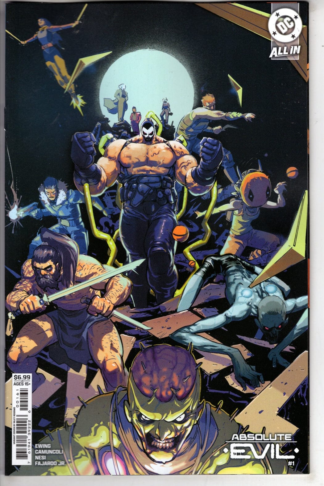 DC Comics NEW THIS WEEK ABSOLUTE EVIL #1 (ONE SHOT) CVR E RILEY ROSSMO CARD STOCK VAR