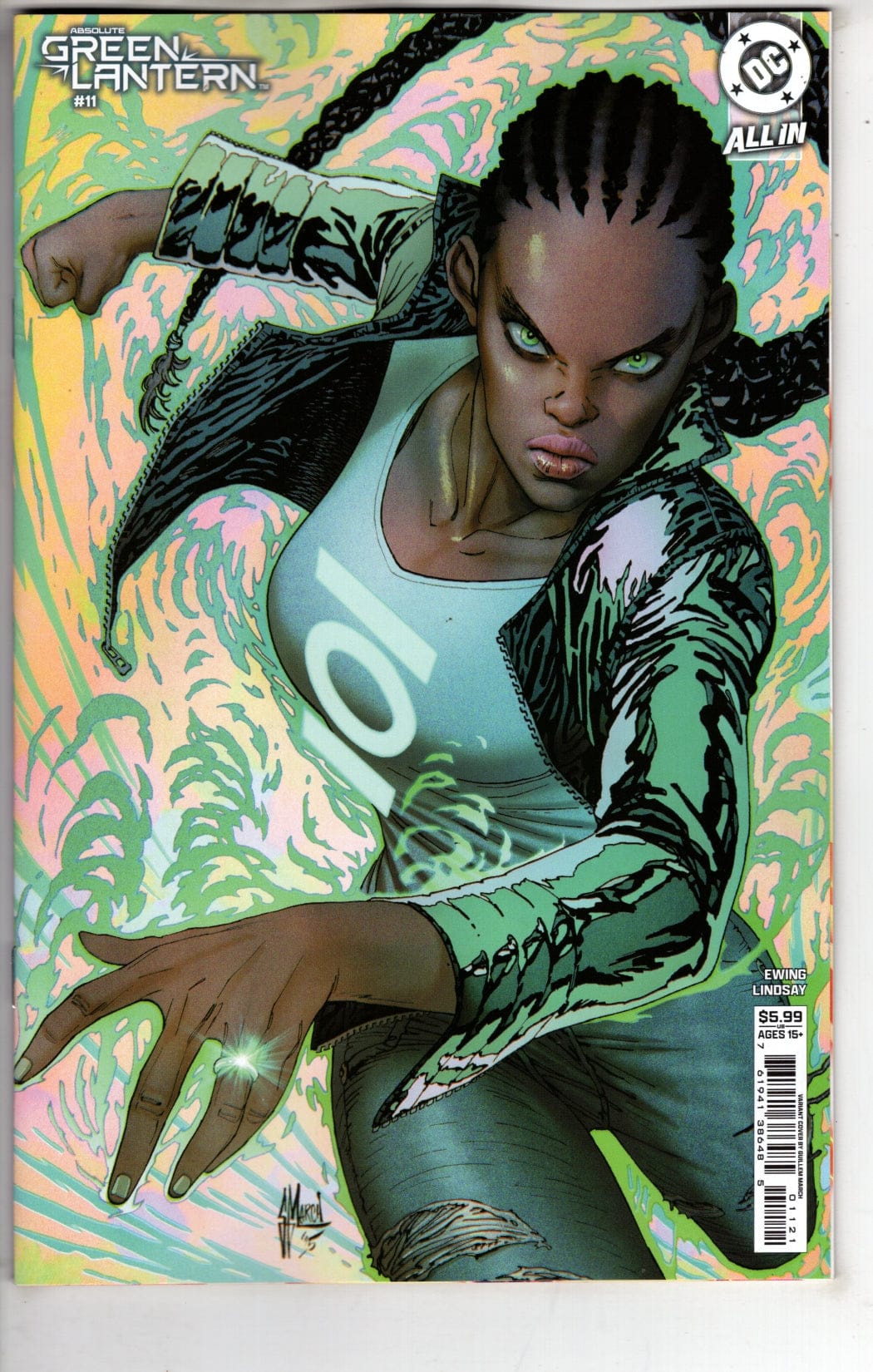 DC Comics NEW THIS WEEK ABSOLUTE GREEN LANTERN #11 CVR B GUILLEM MARCH CARD STOCK VAR (VF/NM)