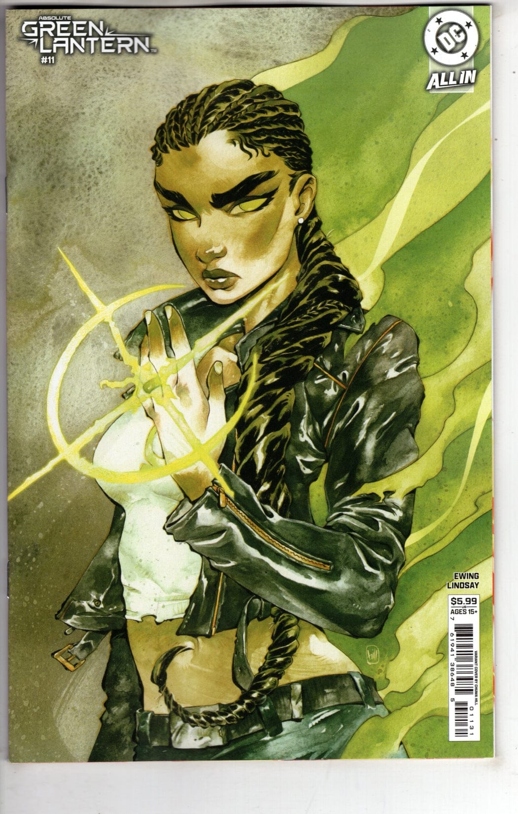 DC Comics NEW THIS WEEK ABSOLUTE GREEN LANTERN #11 CVR C CHUMA HILL CARD STOCK VAR (VF/NM)