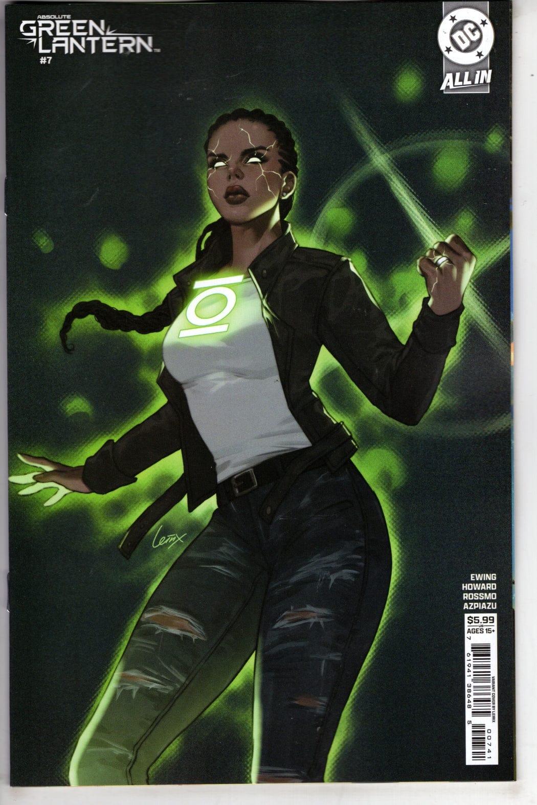 DC Comics NEW THIS WEEK ABSOLUTE GREEN LANTERN #7 CVR C LESLEY LEIRIX LI CARD STOCK VAR