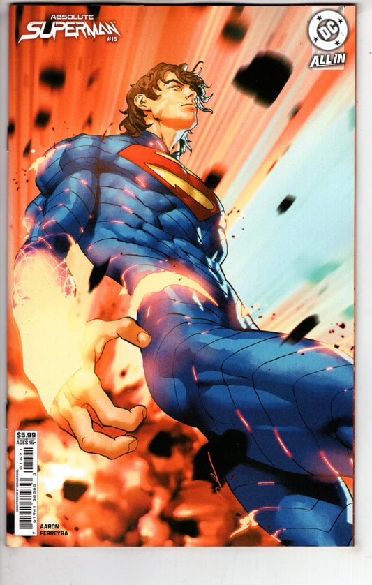 DC Comics NEW THIS WEEK ABSOLUTE SUPERMAN #16 CVR B GERALD PAREL CARD STOCK VAR (VF/NM)
